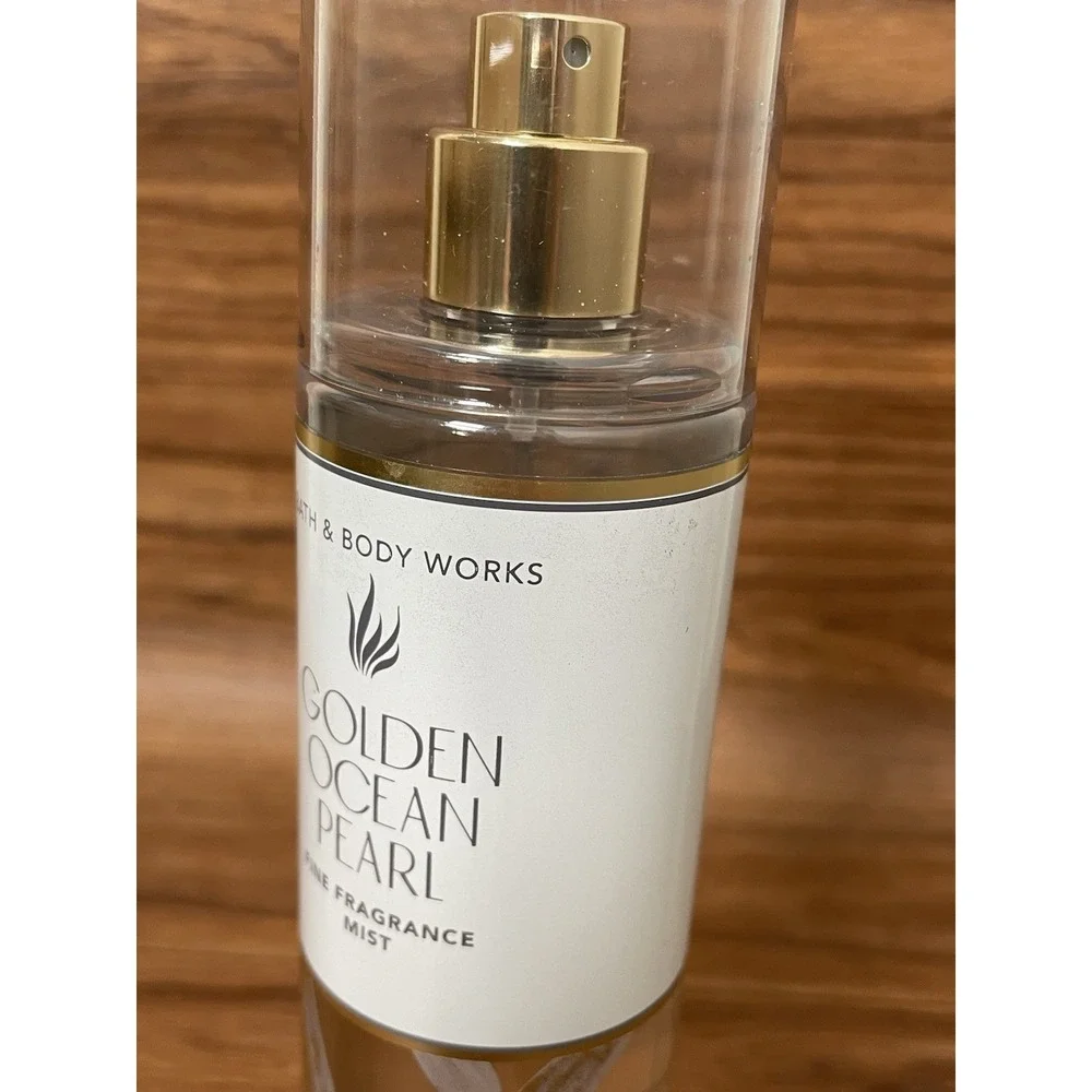 Bath & Body Works GOLDEN OCEAN PEARL Fine Fragrance Mist Body Spray 8 oz
